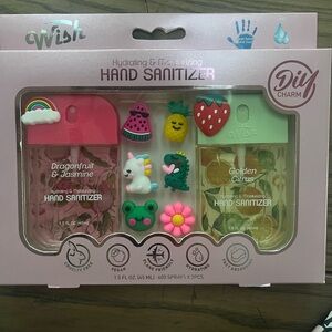Wish Hydrating Hand Sanitizer Set with DIY Charms